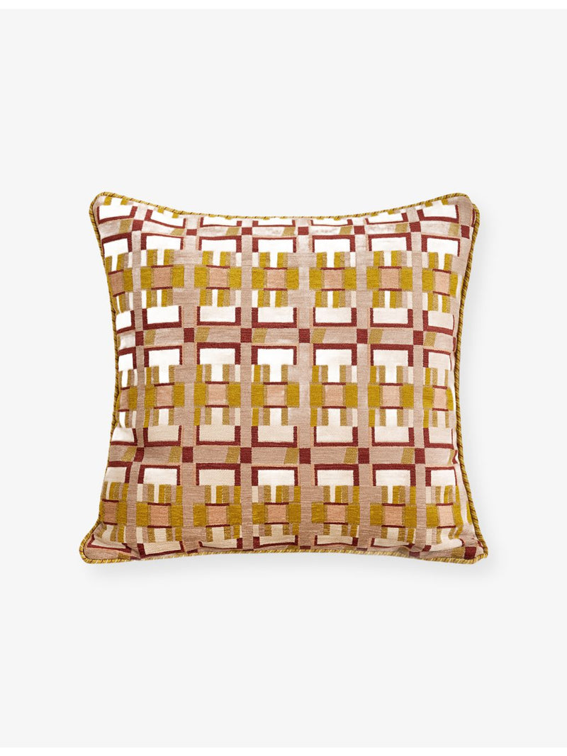 Soho Home Jasper square jacquard cushion 50cm (British brand)