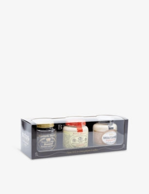 Pommery mustard gift set honey and Meaux and cognac 300g (British brand)