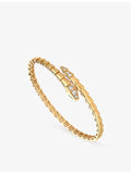 Bulgari Serpenti Viper bracelet 18ct yellow gold 15cm (British brand)