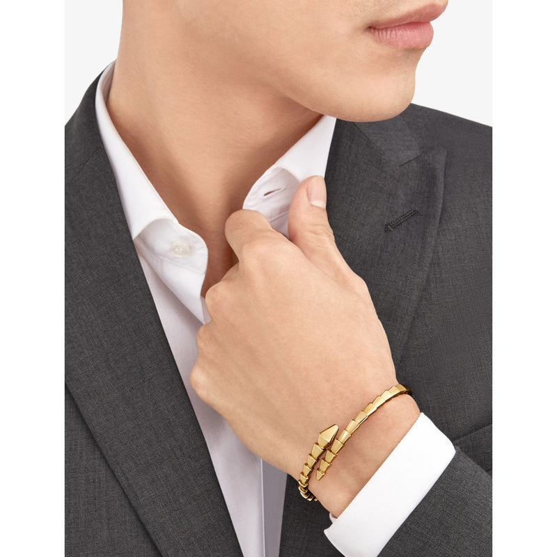 Bulgari Serpenti Viper bracelet 18ct yellow gold - British product