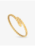 Bulgari Serpenti Viper bracelet 18ct yellow gold - British product