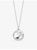 selfridges Astley Clarke Tiny Star Mini Biography Sterling Silver Locket Necklace- Buy online at McGrocer