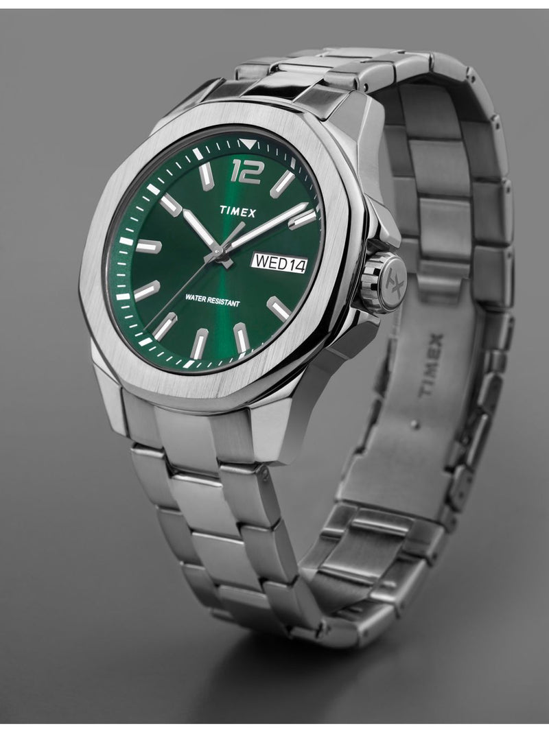 Timex Essex Avenue stainless steel watch 46mm, imported from the UK