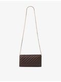 Jimmy Choo Curve quilted leather wallet-on-chain, UK version