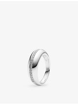 selfridges Sif Jakobs Palermo Sterling Silver and Cubic Zirconia Ring- Buy online at McGrocer