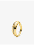 Sif Jakobs Palermo ring 18ct gold plated sterling silver - British product