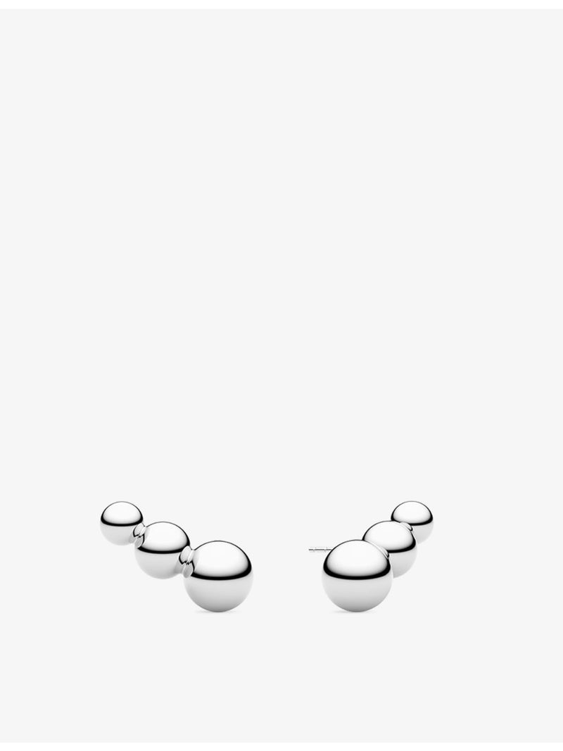 Sif Jakobs Bormio Grande sterling silver earrings 25mm - British product