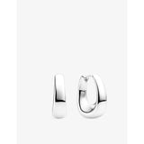 selfridges Sif Jakobs Borsa Pianura Grande Sterling Silver Hoop Earrings 23mm- Buy online at McGrocer