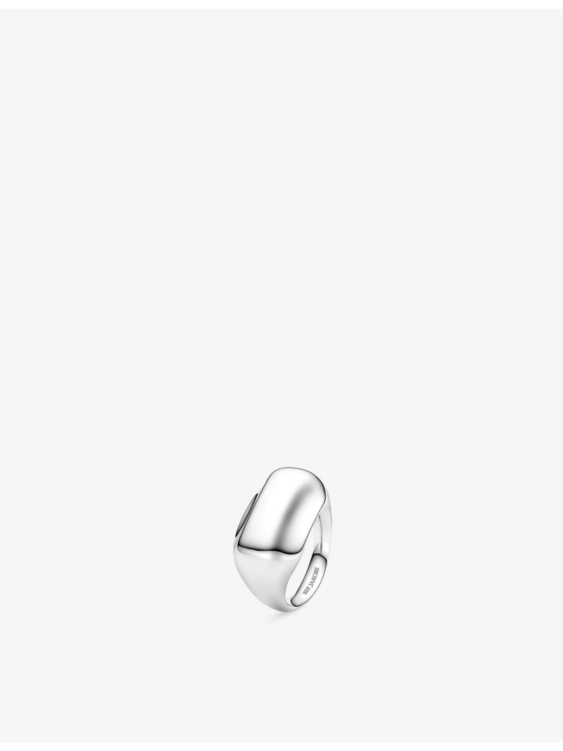 Sif Jakobs rhodium-plated sterling-silver ring 13.5mm, imported from the UK