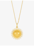 Rachel Jackson Electric Goddess necklace 22ct gold-plated sterling silver 56cm (British brand)