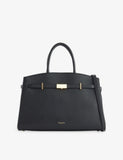 DeMellier Midi Hudson leather top-handle bag (British brand)