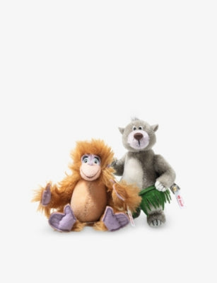 Steiff Jungle Book soft toy set King Louie and Baloo limited edition (British brand)