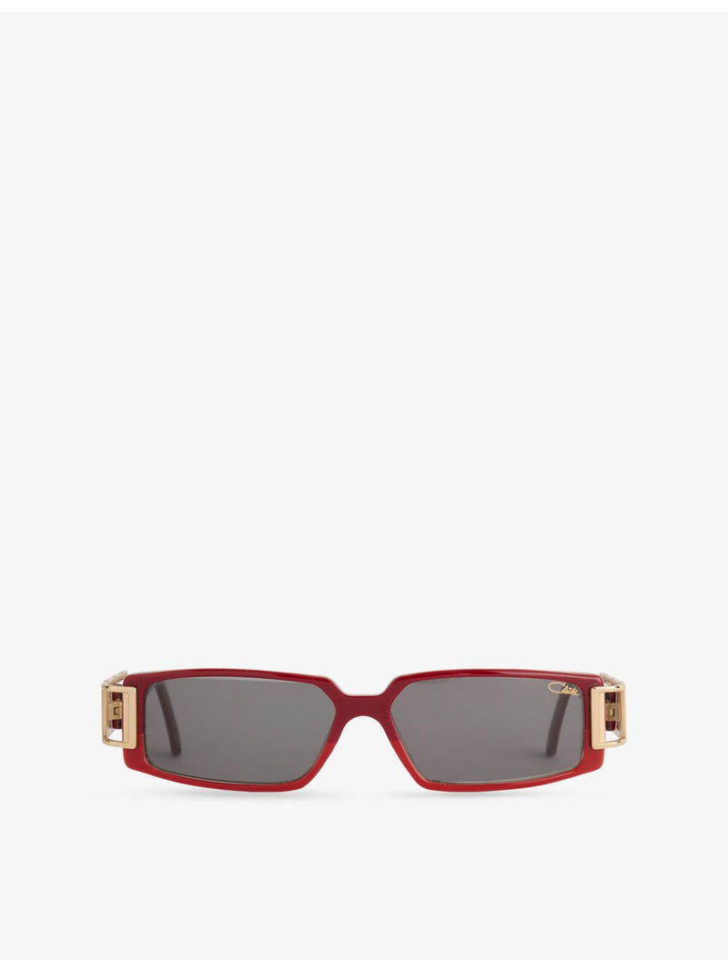 Cazal pre-loved square acetate sunglasses (British brand)