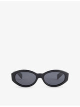 selfridges Versace 90s Oval-Frame Acetate Sunglasses- Buy online at McGrocer
