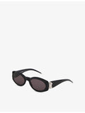 Gianfranco Ferré pre-loved oval acetate sunglasses 90s, imported from the UK