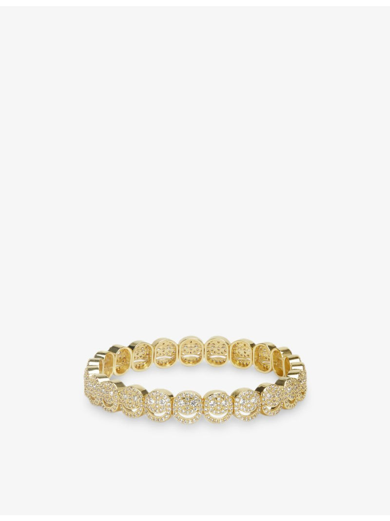 Lisa Gozlan Happy Face pavé cubic zirconia bracelet, UK version