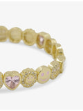 Lisa Gozlan 18ct gold plated cubic zirconia bracelet, imported from the UK