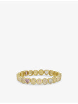 selfridges Lisa Gozlan The Adore 18ct Yellow Gold Plated Brass and Cubic Zirconia Bracelet- Buy online at McGrocer