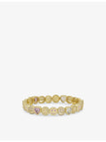 Lisa Gozlan 18ct gold plated cubic zirconia bracelet, imported from the UK