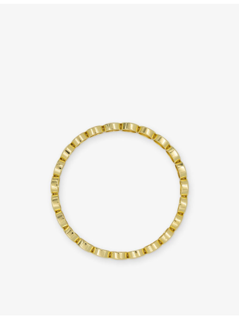 The Gemstone happy face bracelet 18ct gold plated, UK version