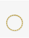 The Gemstone happy face bracelet 18ct gold plated, UK version