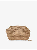 selfridges Reiss Fern Raffia Clutch Bag- Buy online at McGrocer