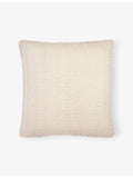 The White Company Napier medium square cotton cushion 50cm - British product