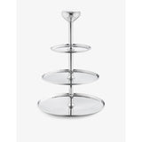 selfridges Georg Jensen Alfredo Mirror-Polished Stainless Steel Cake Stand 30cm- Buy online at McGrocer