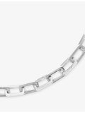 Poubel engraved-link sterling-silver necklace 50cm - British product