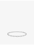 Poubel engraved-link sterling-silver necklace 50cm - British product