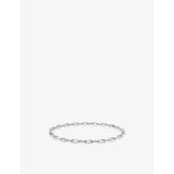 selfridges Poubel Engraved-Link Sterling Silver Necklace 50cm- Buy online at McGrocer