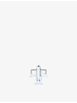 selfridges Poubel Aeroplane Sterling-Silver and Enamel Charm- Buy online at McGrocer