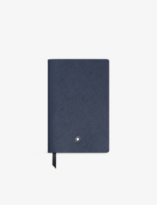 Montblanc small lined leather notebook, UK version