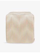 selfridges Missoni Home Ande Faded Zigzag-Pattern Woven Cube Pouf 40cm- Buy online at McGrocer