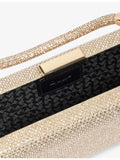 Dune diamante top-handle clutch bag with chain strap, imported from the UK