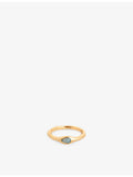 Astrid & Miyu opal pear cocktail ring - British product