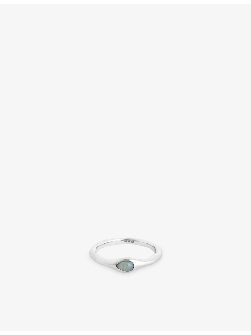 Astrid & Miyu opal pear cocktail ring, imported from the UK