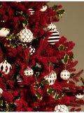 Alessi glass Christmas baubles set of 2, UK version