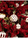 Alessi glass Christmas baubles set of 2, UK version