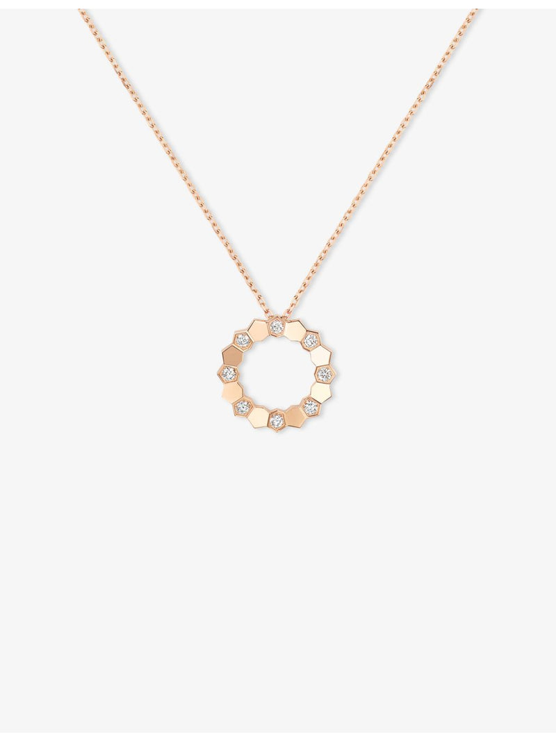 Chaumet Bee de Chaumet diamond pendant necklace 18ct rose gold - British product
