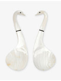 Gohar World mother of pearl serving spoons 24.5cm, imported from the UK