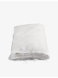 Tekla Anais cotton duvet cover with embroidered trim (British brand)