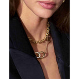 Sif Jakobs 18ct gold-plated sterling silver chain necklace, UK version