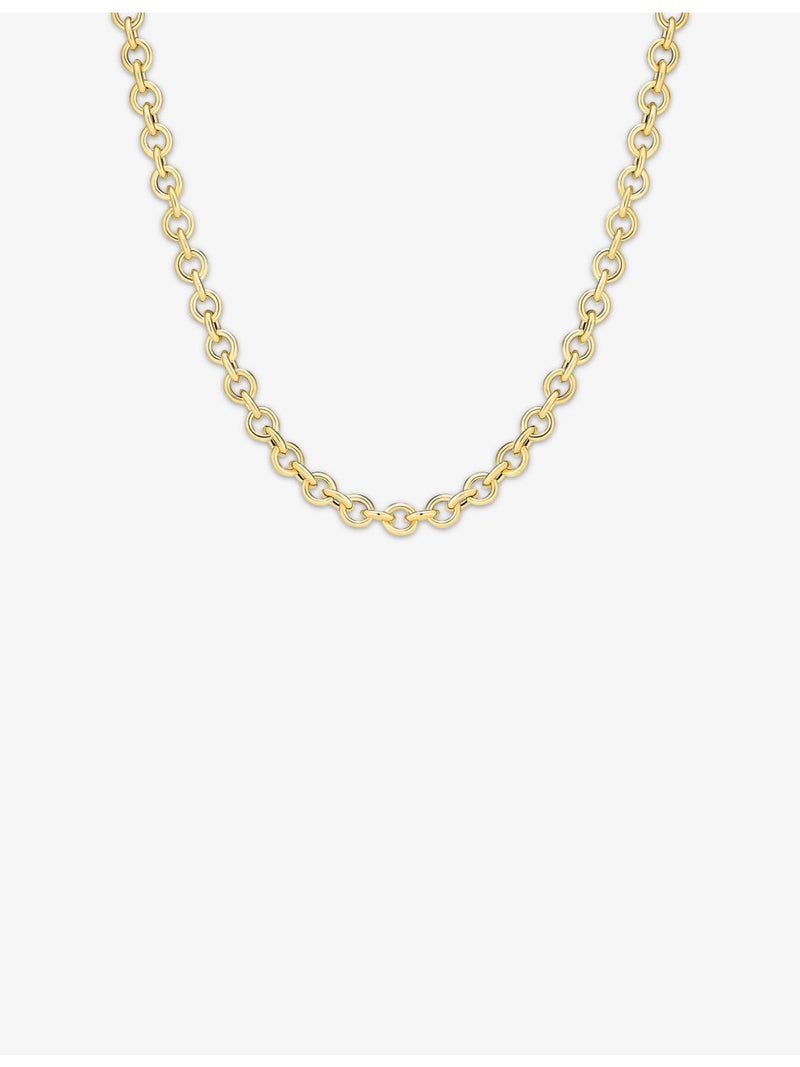 Sif Jakobs 18ct gold-plated sterling silver chain necklace, UK version