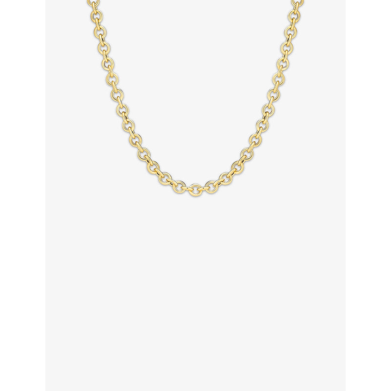 Sif Jakobs 18ct gold-plated sterling silver chain necklace, UK version