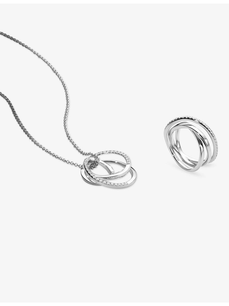 Sif Jakobs Spirale sterling silver necklace 50cm, UK version