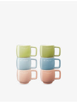 selfridges Staub Macaron Set of Six Ceramic Mugs 350ml- Buy online at McGrocer
