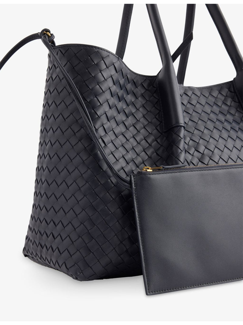 Bottega Veneta Pinacoteca leather tote bag large (British brand)