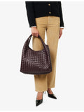 Bottega Veneta Intrecciato large shoulder bag in lamb leather - British product