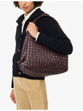 Bottega Veneta Intrecciato large shoulder bag in lamb leather - British product